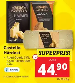 Lidl CASTELLO Hårdost erbjuda
