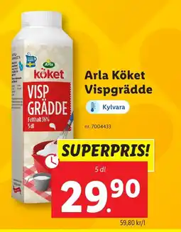 Lidl ARLA Köket Vispgrädde erbjuda