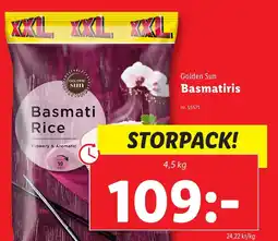 Lidl GOLDEN SUN Basmatiris erbjuda
