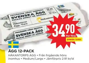 Willys Ägg 12-pack erbjuda