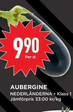 Willys Aubergine erbjuda