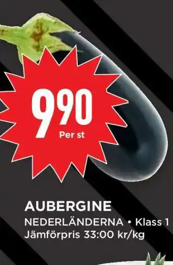 Willys Aubergine erbjuda