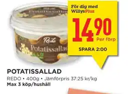 Willys POTATISSALLAD erbjuda