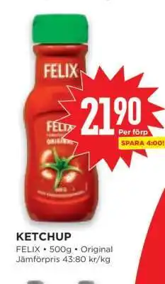 Willys Ketchup erbjuda