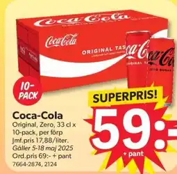 DollarStore Coca Cola erbjuda