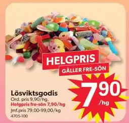 DollarStore Lösviktsgodis erbjuda