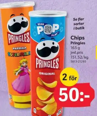 DollarStore Chips Pringles erbjuda