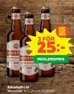 Stora Coop ALKOHOLFRI ÖL erbjuda