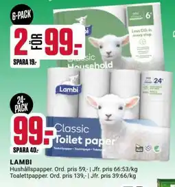 ÖoB LAMBI erbjuda