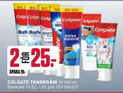 ÖoB Colgate Tandkräm erbjuda