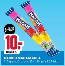 ÖoB HARIBO MAOAM KOLA erbjuda