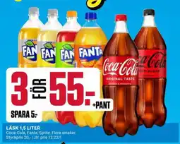 ÖoB Läsk 1,5 liter erbjuda