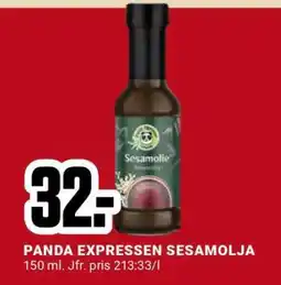 ÖoB PANDA EXPRESSEN SESAMOLJA erbjuda
