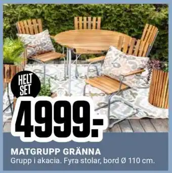 ÖoB MATGRUPP GRÄNNA erbjuda