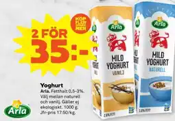Stora Coop Arla Mild Yoghurt erbjuda