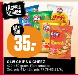 ÖoB OLW Chips & Cheez erbjuda