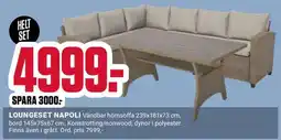 ÖoB LOUNGESET NAPOLI erbjuda