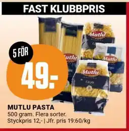 ÖoB Mutlu Pasta erbjuda