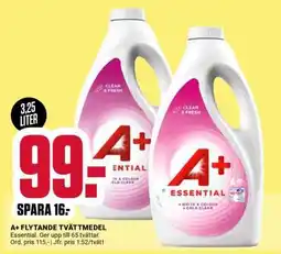 ÖoB A+ FLYTANDE TVÄTTMEDEL erbjuda