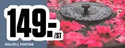 ÖoB SOLCELL FONTÄN erbjuda