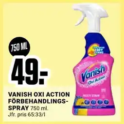 ÖoB Vanish Oxi Action Förbehandlingsspray erbjuda