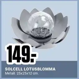 ÖoB SOLCELL LOTUSBLOMMA erbjuda