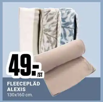 ÖoB Fleecepläd Alexis erbjuda