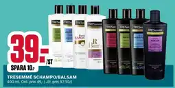ÖoB TRESEMMÉ SCHAMPO, BALSAM erbjuda