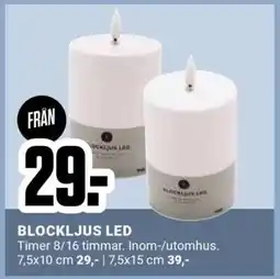 ÖoB BLOCKLJUS LED erbjuda