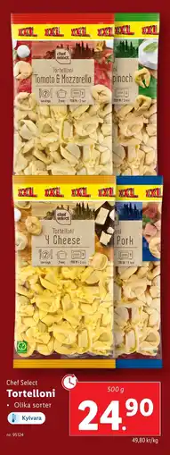 Lidl CHEF SELECT Tortelloni erbjuda