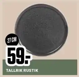ÖoB TALLRIK RUSTIK erbjuda