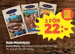 Coop Rub/Marinad erbjuda