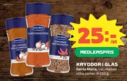 Coop Kryddor i glas erbjuda