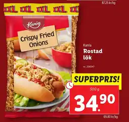 Lidl KANIA Rostad lök erbjuda