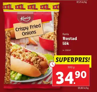 Lidl KANIA Rostad lök erbjuda