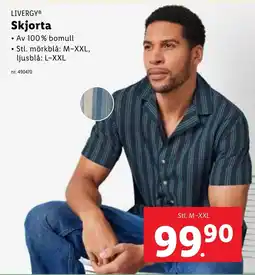 Lidl LIVERGY Skjorta erbjuda