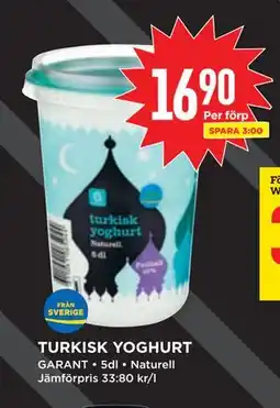 Willys TURKISK YOGHURT erbjuda