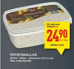 Willys POTATISSALLAD erbjuda