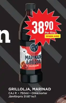 Willys GRILLOLJA, MARINAD erbjuda