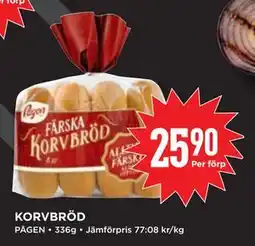 Willys KORVBRÖD erbjuda