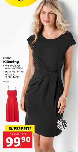 Lidl ESMARA Klänning erbjuda
