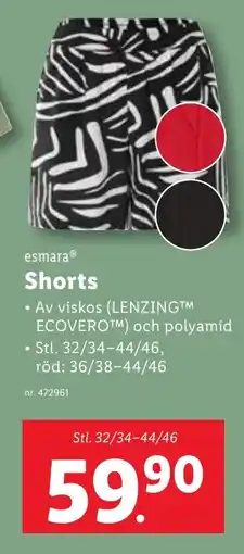 Lidl ESMARA Shorts erbjuda