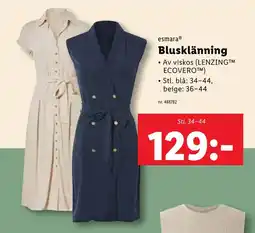 Lidl ESMARA Blusklänning erbjuda