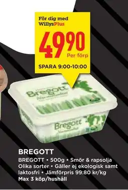 Willys Hemma BREGOTT erbjuda