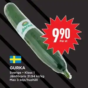 Willys Hemma GURKA erbjuda