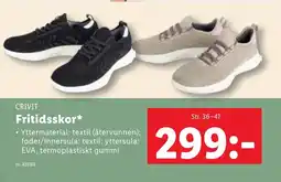 Lidl CRIVIT Fritidsskor erbjuda