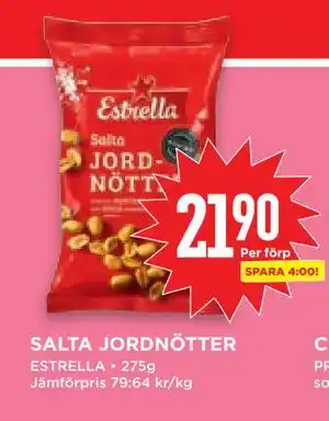 Willys Hemma SALTA JORDNÖTTER erbjuda