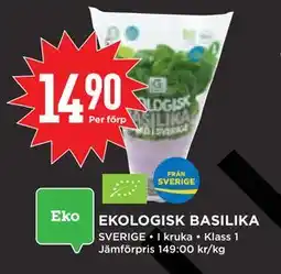 Willys Hemma EKOLOGISK BASILIKA erbjuda