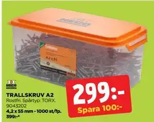 Jem&Fix TRALLSKRUV A2 erbjuda