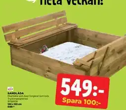 Jem&Fix SANDLÅDA erbjuda